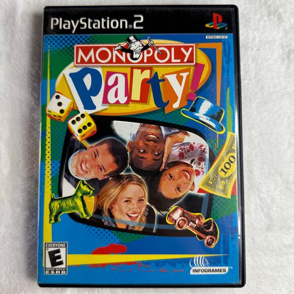 Monopoly Party Video Game (Sony PlayStation 2, 2002) – Complete CIB - PS2 - Picture 1 of 7